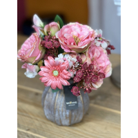 Zijden boeketje in Brynxz vaas