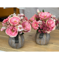 Zijden boeketje in Brynxz vaas