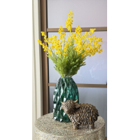 Vaas met kunst Mimosa