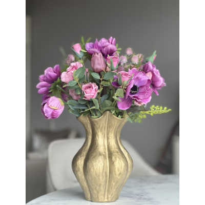 Zijden boeket Dream inclusief vaas