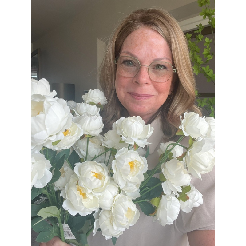 Tak mini Peony 80cm cream