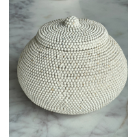 Opbergpotje TFA Ivoor 15x15cm