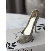 Deco glitter pump goud