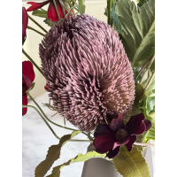 Herfst boeket Red inclusief vaas