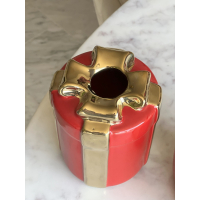 Cadeau vaas rood rond