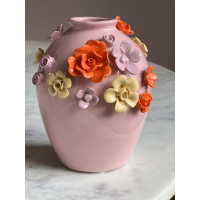 Vaas Flower Roze H15cm