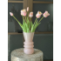 Roze set Tulpen met vaas