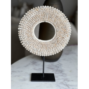 Schelpenschijf ornament groot
