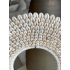 Schelpenschijf ornament groot