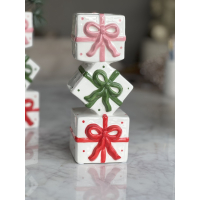 Stapel cadeautje vaas 23.5cm