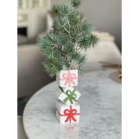 Stapel cadeautje vaas 23.5cm