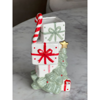 Stapel cadeautjes vaas 18.2cm