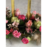 Tafel bloemstuk Kerst