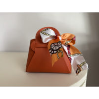 Mini tasje met zijden roos