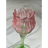 Tulp waxinelichthouder roze 17.5cm