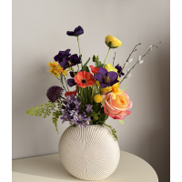 Voorjaars tuintje in vaas