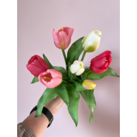 Bos gemengde real touch Tulpen