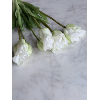 Bos Real Touch Tulpen wit 47cm