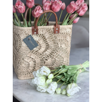 Bos Real Touch Tulpen wit 47cm