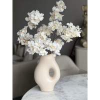 Wild Hydrangea spray 85cm Vanilla