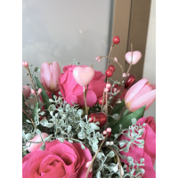 Valentijns boeket met gratis vaas