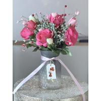 Valentijns boeket met gratis vaas