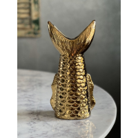 Vase Fish Fine Goud