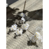 Tak zijde Prunus créme 84 cm