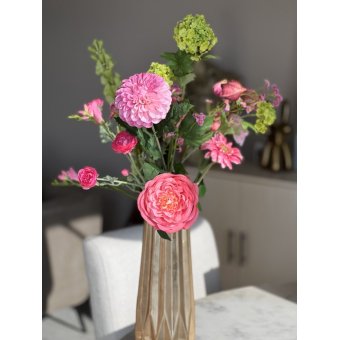 Zijden boeket Spring Pink