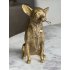 Chihuahua Beeld gold