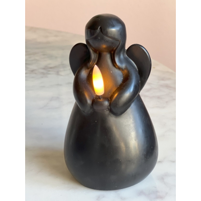 Wax Engel zwart 14.5cm Wax Engel zwart 14.5cm