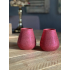 Theelicht Light&Living glitter/roze 2stuks