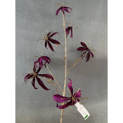 Gloriosa tak paars/goud 108cm Gloriosa tak paars/goud 108cm