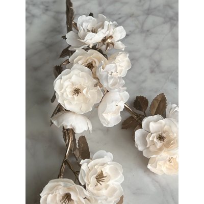 Bloesem tak goud/creme