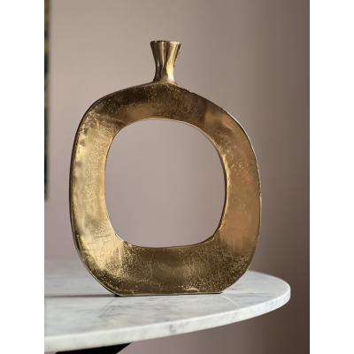 Vaas Zena gold 40cm Vaas Zena gold 40cm