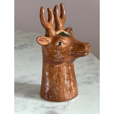 Rendier vaas bruin H20cm Rendier vaas bruin H20cm