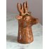 Rendier vaas bruin H20cm