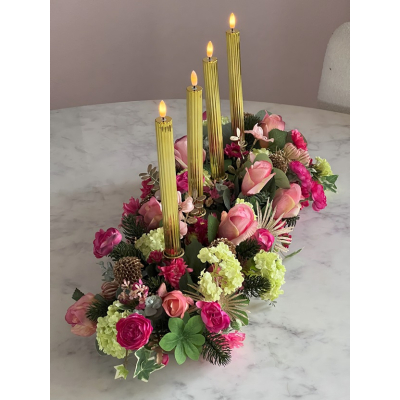 Tafel bloemstuk Kerst Tafel bloemstuk Kerst