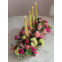 Tafel bloemstuk Kerst