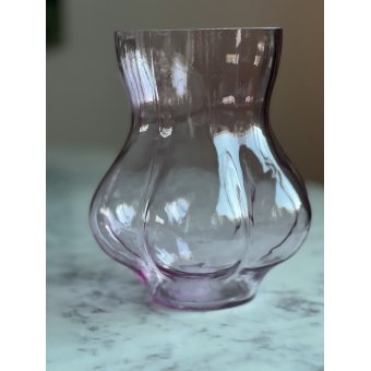 Vaas glas roze