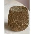 Waxinelicht houder brons/goud strass 