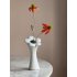 Bloem vaas wit H25cm