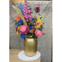 Zijden boeket XXL inclusief vaas