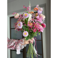 Zijden boeket Summer Love XL